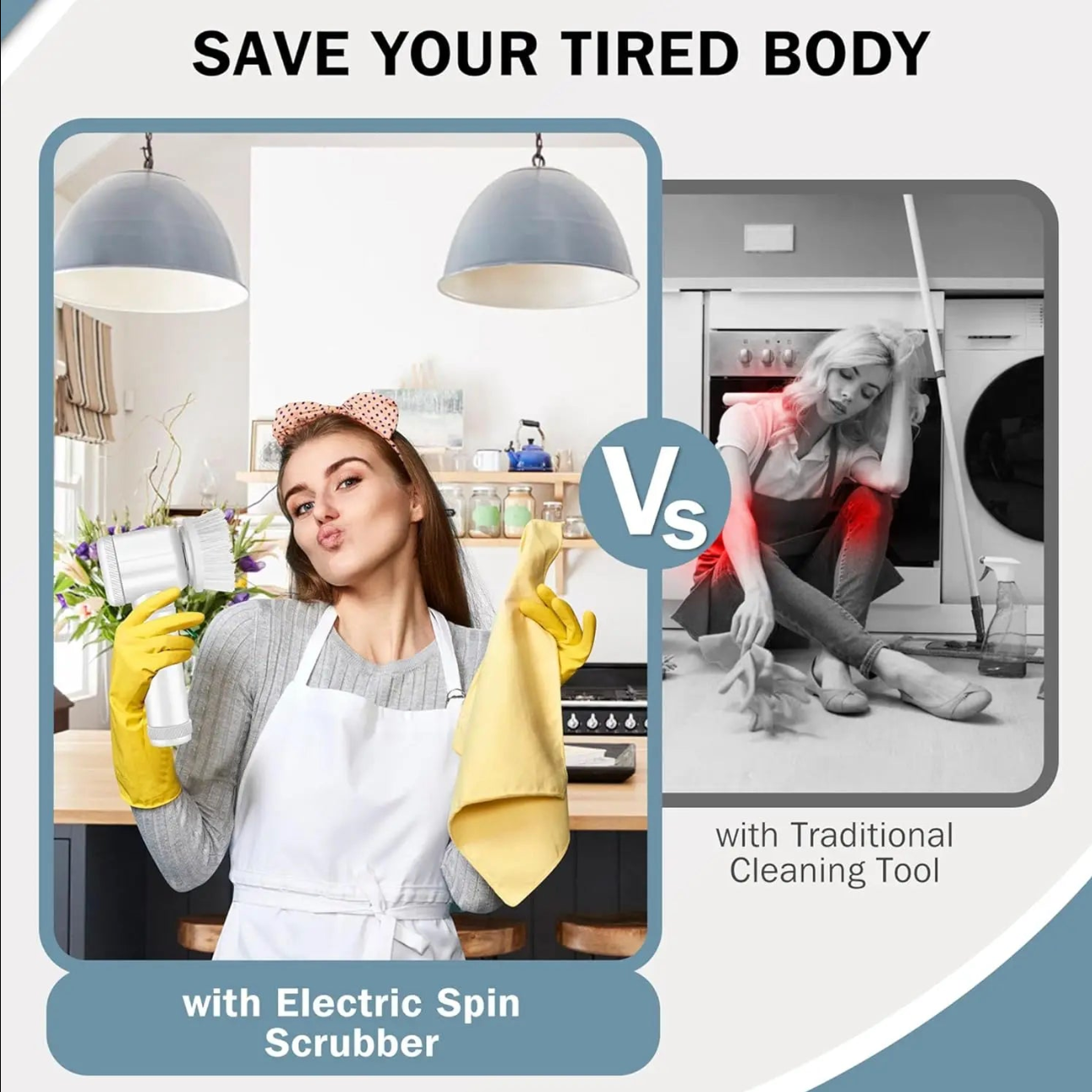 Wireless Electric Cleaning Brush