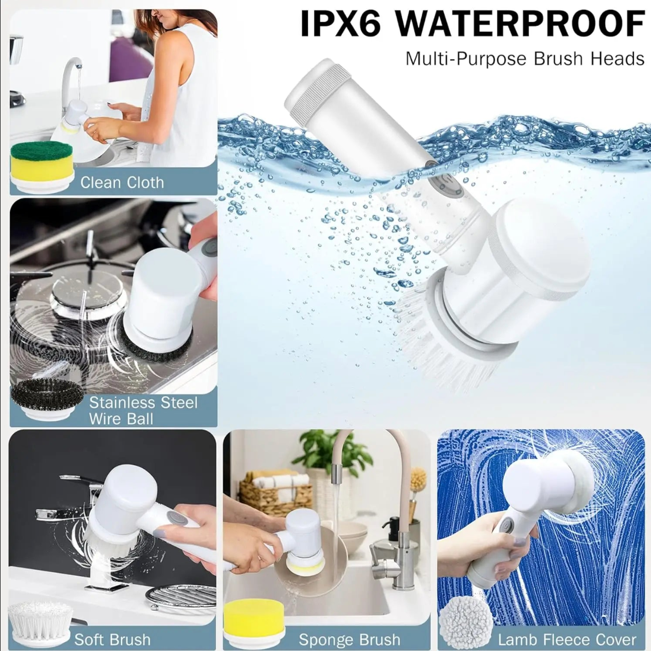 Wireless Electric Cleaning Brush
